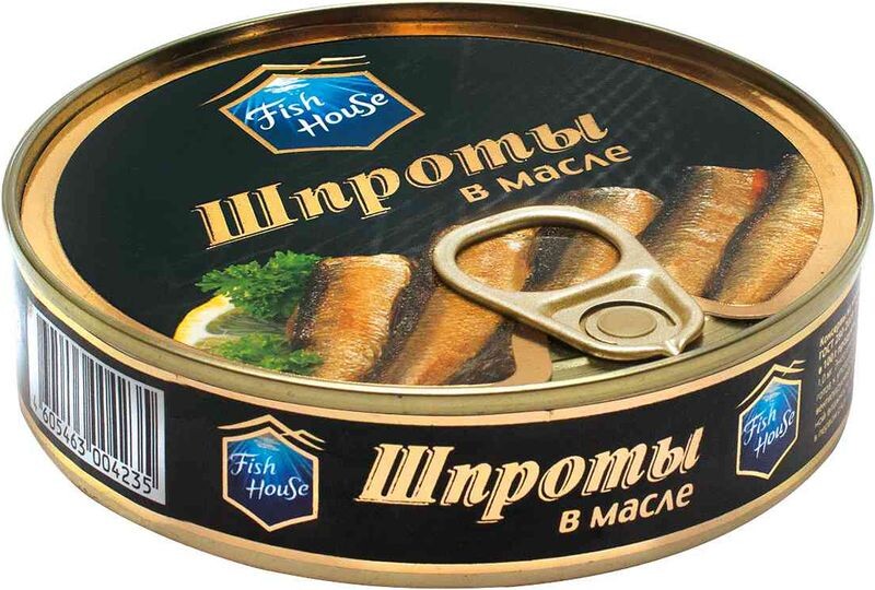Шпроты  из балтийской кильки в масле Fish House 160г