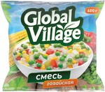  Смесь Global Village Овощная Гавайская 400г