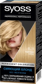 Краска для волос SYOSS Color 8–11 Пудровый блонд, 115г Россия, 115 г