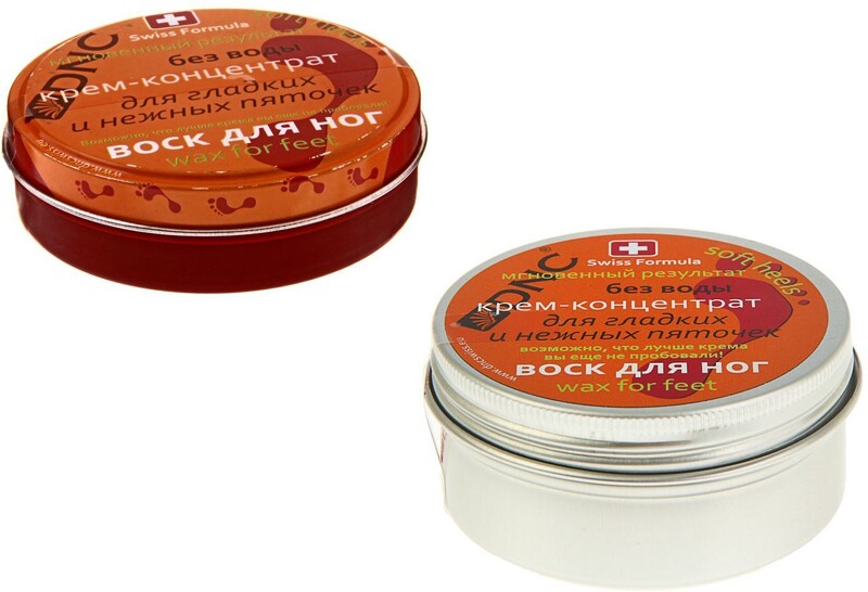 Крем-концентрат, воск для ног для гладких и нежных пяточек