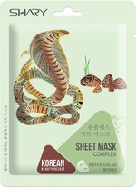 Маска тканевая для лица SHARY Пептид Syn-ake и ретинол, 25г Корея, 25 г