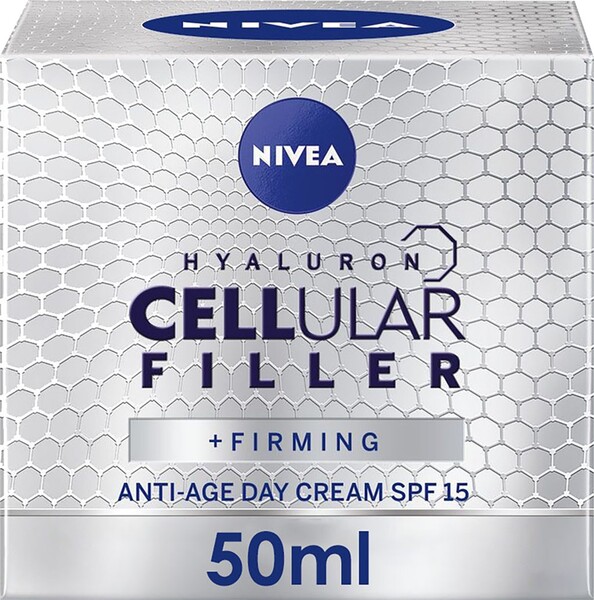 Крем-филлер для лица дневной Nivea Hyaluron Cellular Filler антивозрастной, 50 мл