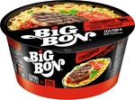 Лапша Big Bon говядина и соус томатный базиликом, 0.09кг