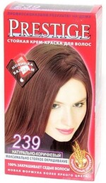 Крем-краска для волос стойкая Prestige Vip's Натурально-коричневый 239, 115 мл