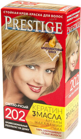Крем-краска для волос стойкая Prestige Vip's Светло-русый 202, 115 мл