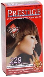 Краска для волос Prestige 229 - Золотистый кофе, 50/50 мл.