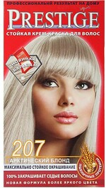 Крем-краска для волос стойкая Prestige Vip's Арктический блонд 207, 115 мл