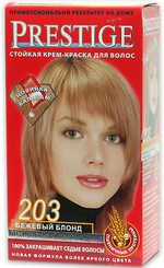 Краска для волос Prestige 203 - Бежевый блонд, 50/50 мл.