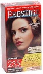 Крем-краска для волос стойкая Prestige Vip's Шоколад 235, 115 мл
