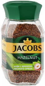 Кофе Jacobs Hazelnut растворимый с ароматом лесного ореха 95г