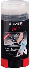 Крем-блеск Silver для обуви Бесцветный банка, 0.05л