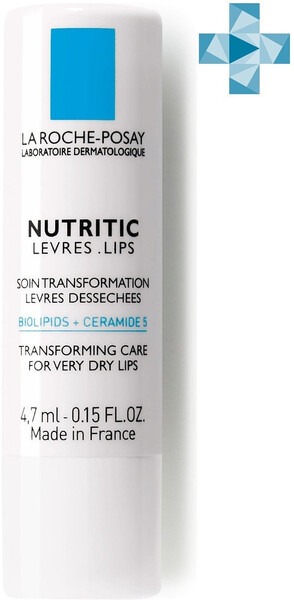 NUTRITIC LEVRES Питательный бальзам для глубокого восстановления кожи губ, 4,7 мл.