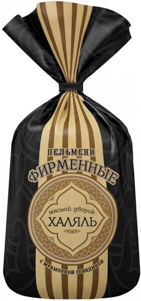 Пельмени Мясной дворик Халяль Фирменные 800 г