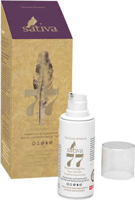 Сыворотка для лица омолаживающая дневная №77 Комплексное увлажнение Sativa, 20 мл