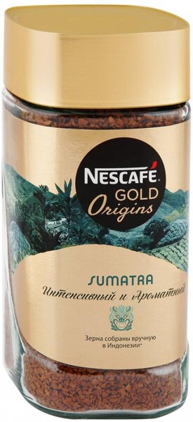 Кофе Nescafe Gold ORIGINS Sumatra растворимый сублимированный 170 г