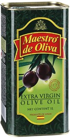 Масло Maestro de Oliva оливковое EV 1л ж/б