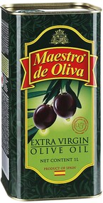 Масло Maestro de Oliva оливковое EV 1л ж/б