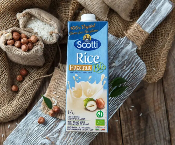 Рисовый напиток с лесным орехом Riso Scotti, 1л