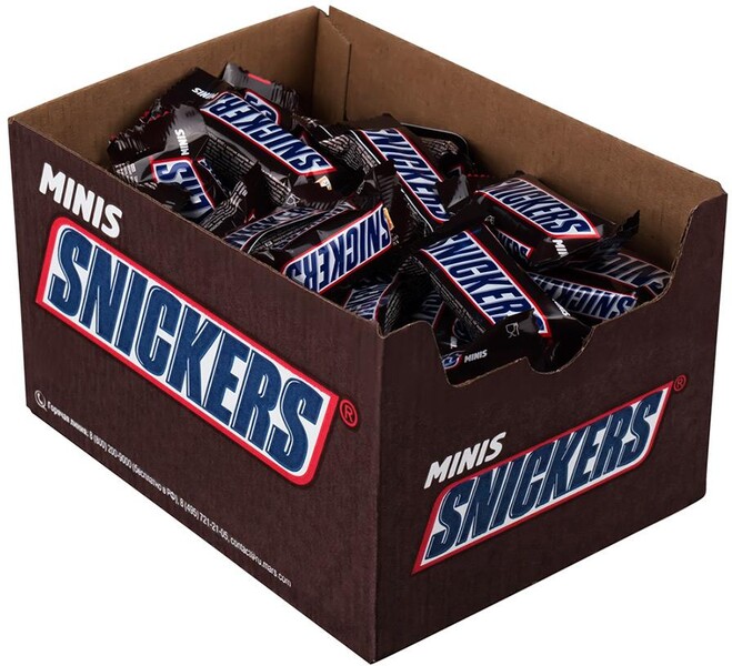 Шоколадный батончик Snickers Minis 1кг