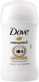 Дезодорант-антиперспирант стик женский DOVE Невидимый, 40г Россия, 40 г