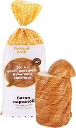 Батон пшеничный «Русский Хлеб» нарезной, 400 г