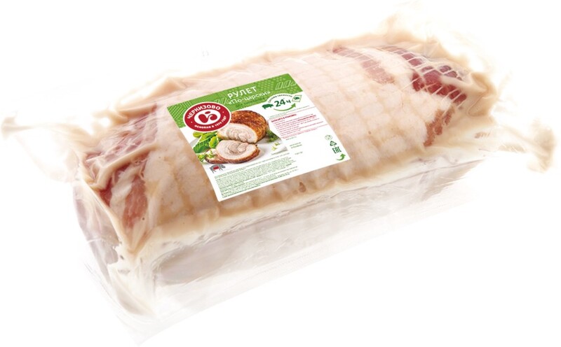 Рулет ЧЕРКИЗОВО свиной по-царски д/запекания в/у охл вес Россия