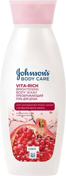 Гель для душа Johnson's Body Care Vita-Rich Преображающий с экстрактом цветка граната 250 мл