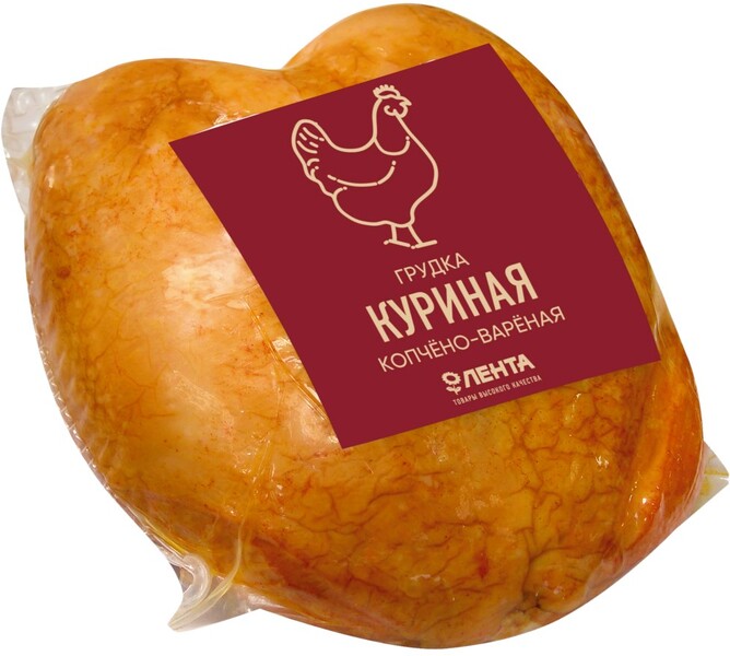 Цыпленок бройлер ЛЕНТА грудка к/в вес