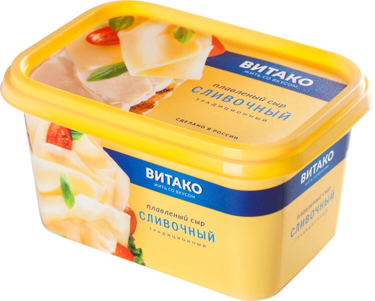 Плавленый сыр Витако сливочный 60% 400 г