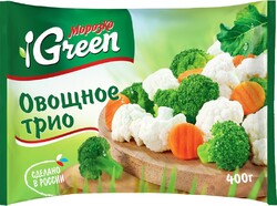 Смесь овощная Морозко Green Овощное трио замороженная 400г