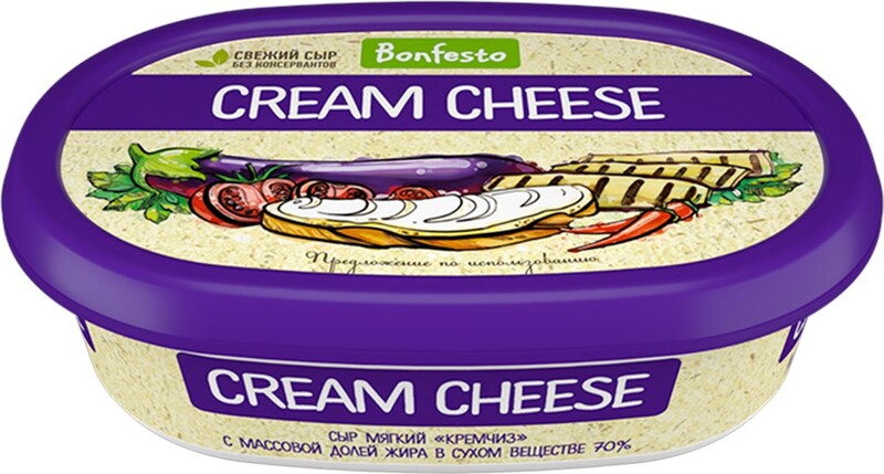 Сыр Bonfesto Cream Cheese 70% 170г