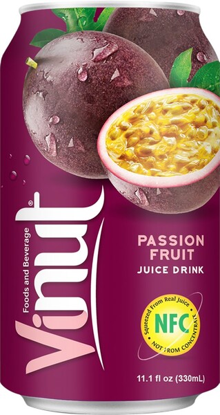Напиток ViNut сокосодержащий, со вкусом маракуйи, 330 мл
