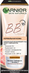 BB Крем для лица GARNIER Секрет совершенства, увлажняющий SPF15, Натурально-бежевый, 50мл Германия
