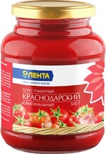 Соус ЛЕНТА Краснодарский томатный, 500г Россия, 500 г