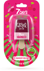 Блеск для губ «7 Days Candy Shop» Lip Glosser 03 Вишневая поцелуйка, 6 мл