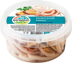 Коктейль из морепродуктов Меридиан в рассоле 180г