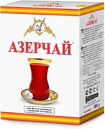 Чай Азерчай черный байховый c ароматом бергамота, 100г