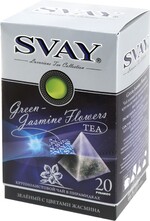 Чай Svay Jasmin Flowers зеленый в пирамидках 40 гр