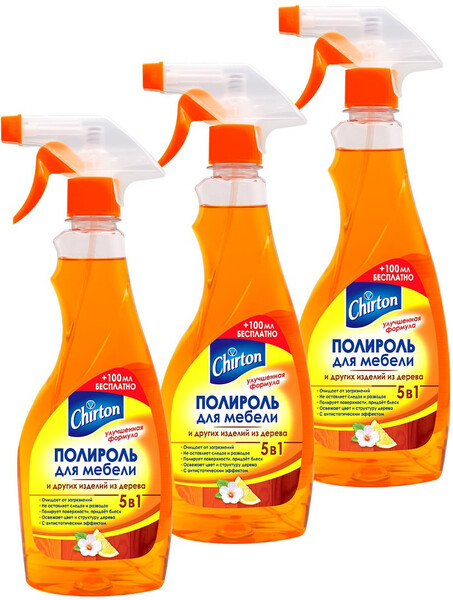 Полироль для чистки и антистатической обработки мебели 