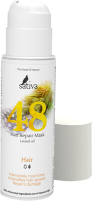 Крем-маска для волос восстанавливающая №48 Sativa, 150 мл