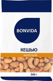 Кешью BONVIDА жареный, 500г