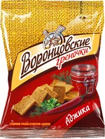 Гренки Воронцовские со вкусом аджики 60 гр РусКо