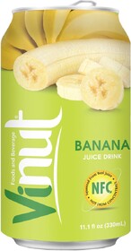 Напиток ViNut сокосодержащий, со вкусом банана, 330 мл
