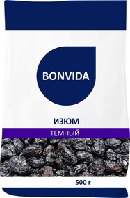 Изюм BONVIDA темный, 500г