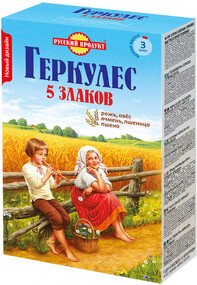 Хлопья зерновые Русский продукт Геркулес 5 злаков 0,4кг
