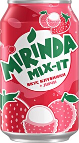 Напиток газированный Mirinda Mix-It Клубника-Личи газированный 0.33 л