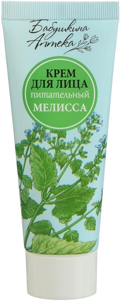 Крем для лица Бабушкина аптека Мелисса питательный 75мл