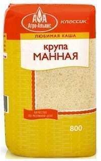 Крупа манная Агро-Альянс Экстра элитная, 800 г