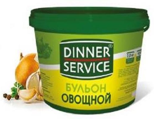 Бульон Dinner Service соус овощной, 2 кг., пластиковое ведро