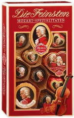 Шоколадный набор Reber Die Feinsten Mozart-Spezialitaten 218г
